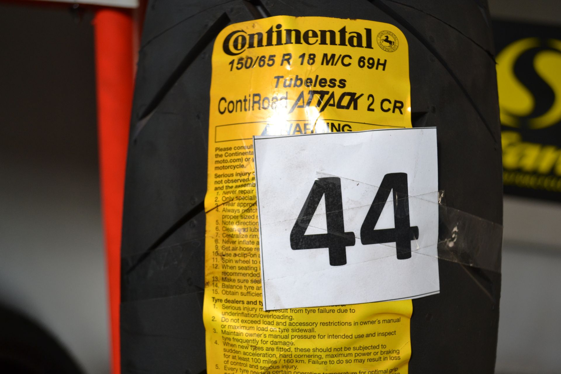 Null CONTINENTAL CONTIROAD ATTACK 2 tire, 150*65*R18, year of manufacture 2015