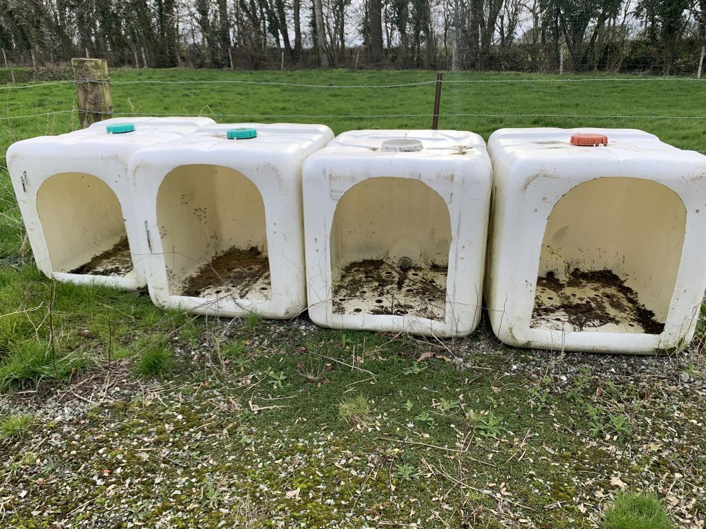 Null Four calf kennels with four runners