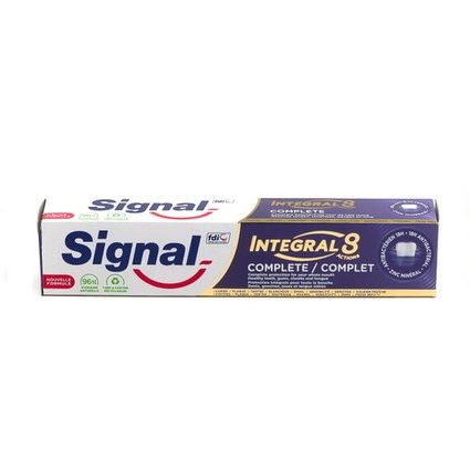 Null 10 packs of 24 Signal Toothpaste 75ml Integral 8 Complete