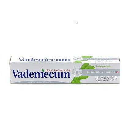 Null 1 package of 12 pieces Vademecum Toothpaste 65ml Express Whitening 10