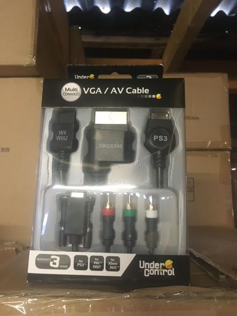 Null Lot de 100 boites de câbles VGA/AV