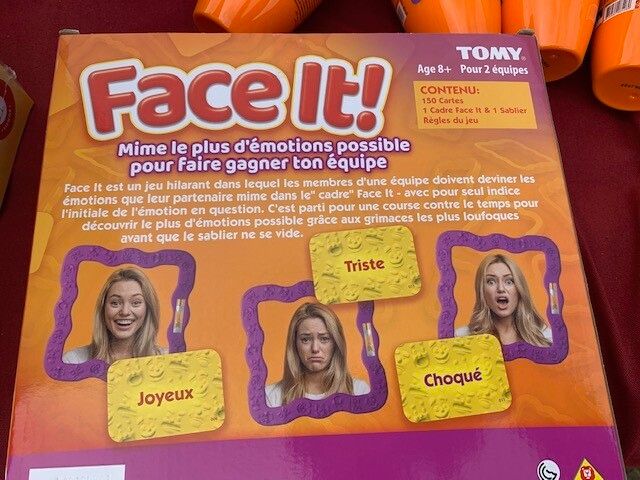 Null 1 Belle boîte de jeux Face It