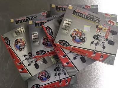 Null Set of 8 meccano game boxes