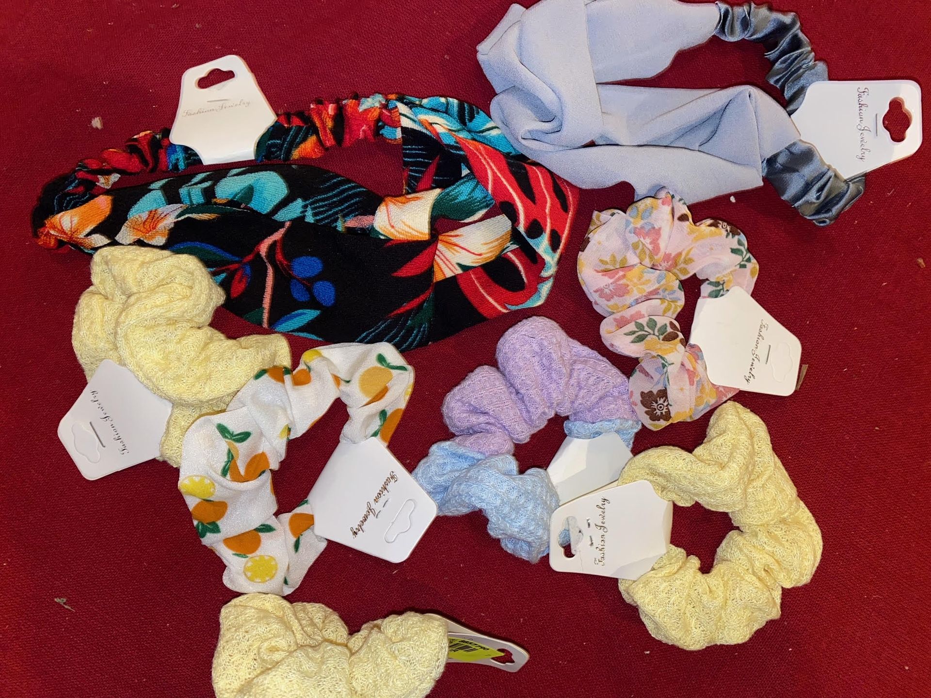 Null Set of 60 scrunchies and bandanas