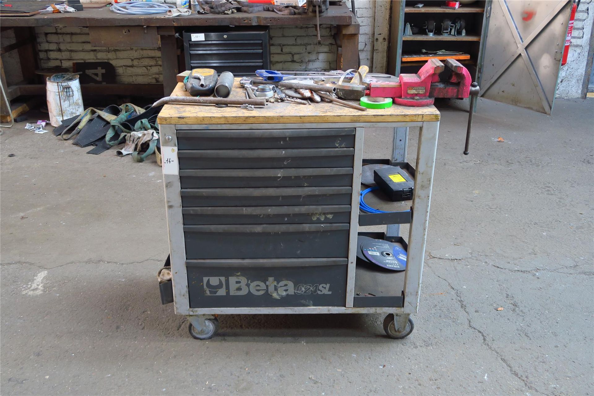 Null BETA 7-drawer workshop trolley, mod C24SL