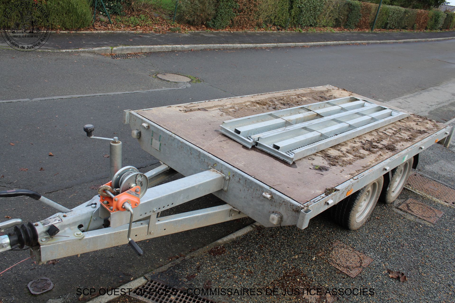 Null One EDUARDS TRAILER FACTORY BVBA flatbed trailer, type 4, double axle - 120&hellip;