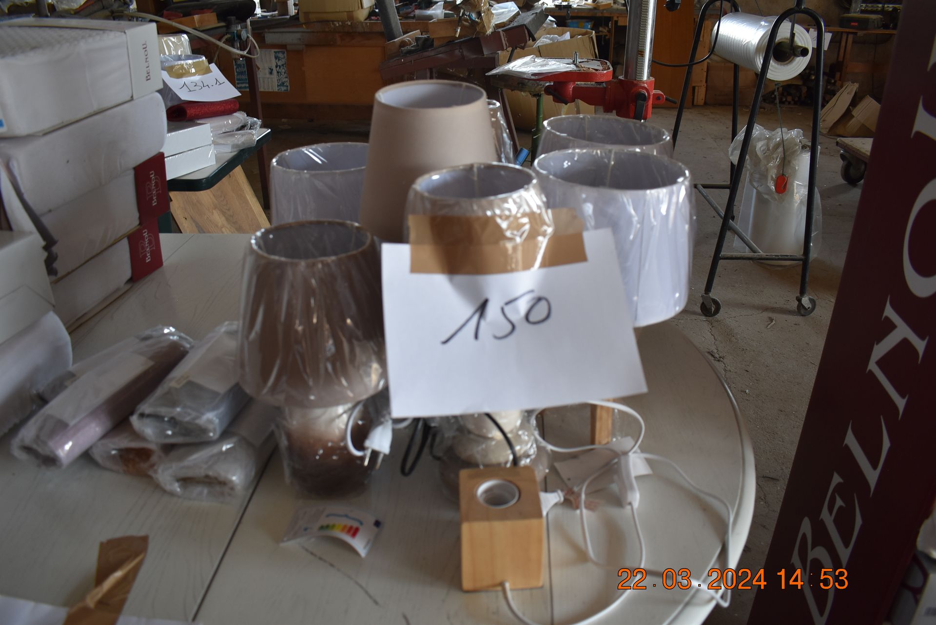 Null set of different lamps