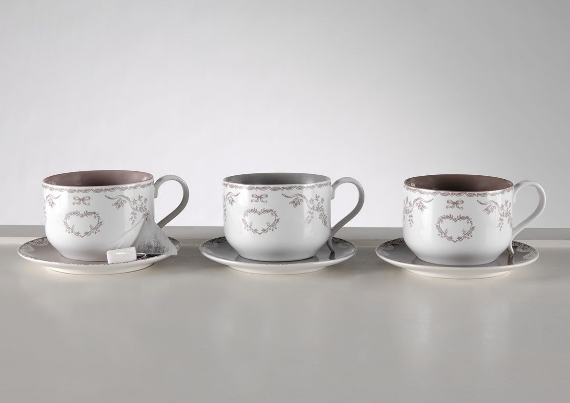 Trio déjeuner Charme Amadeus (x2) 
Charming set of 
3 breakfast 
cups and saucer&hellip;