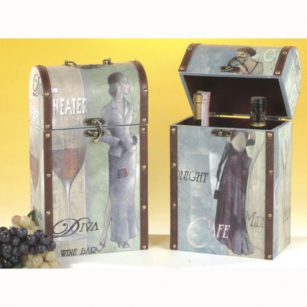 Coffret porte-bouteilles double élégance 
Merveilleux lot de 2 coffrets porte-bo&hellip;