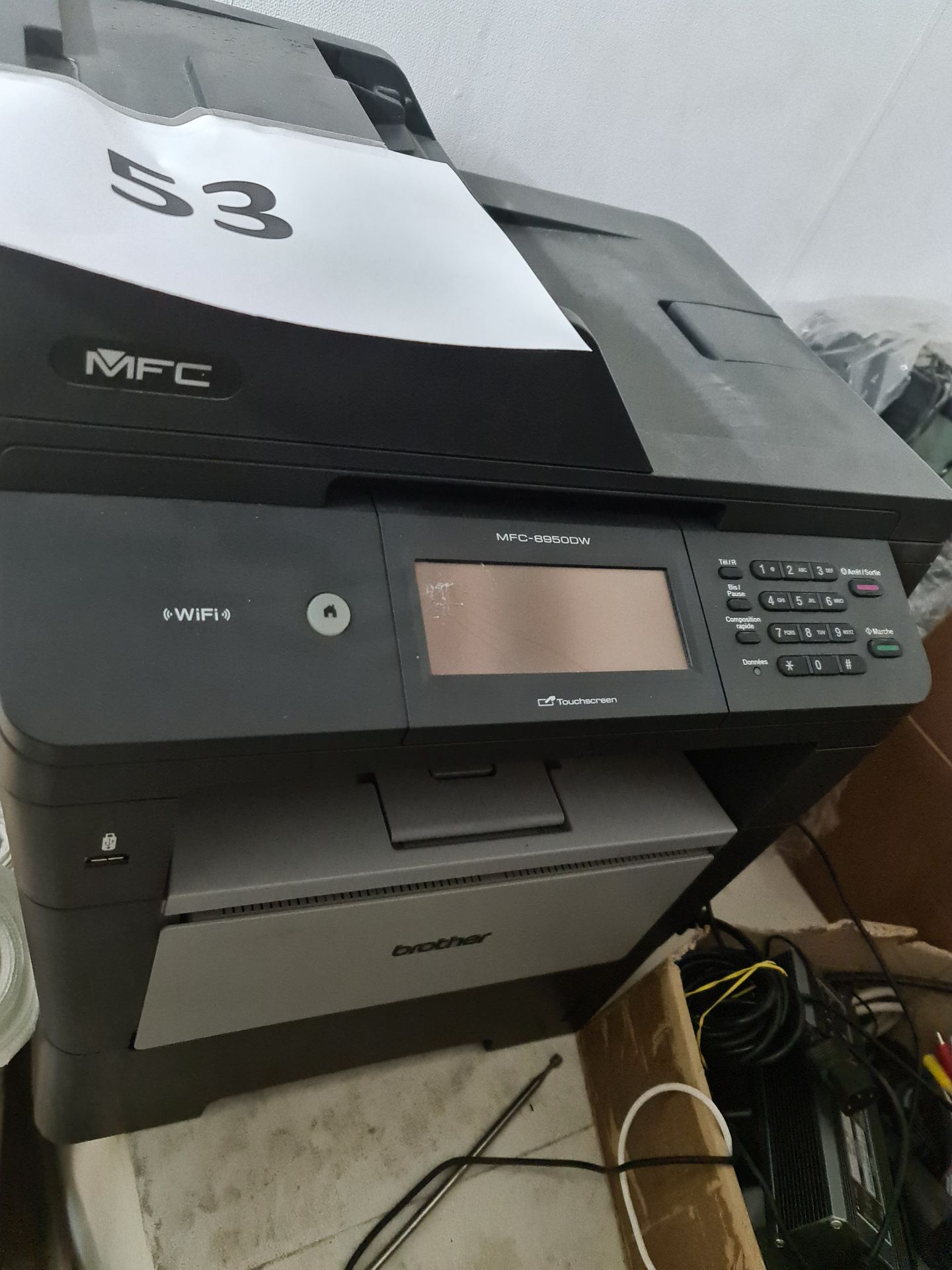 Null Imprimante MFC 89500W Brother écran cassé