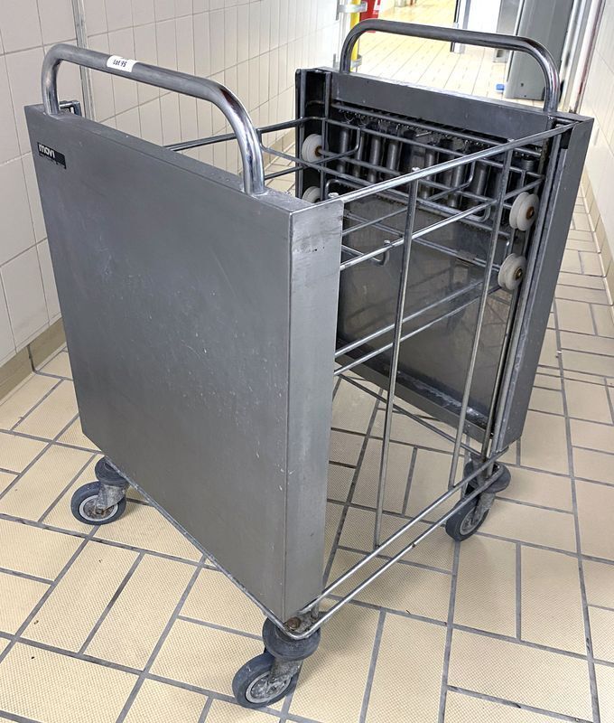 Null 2 UNITS: TRAY CART WITH CONSTANT LEVEL IN STAINLESS STEEL MOVI BRAND. 97 X &hellip;
