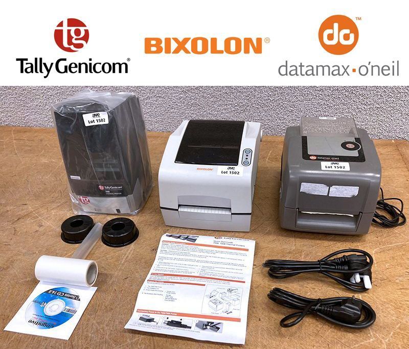Null 3 LABEL PRINTERS INCLUDING 1 FROM DATAMAX O'NEIL MODEL E-CLASS MARK III E-4&hellip;