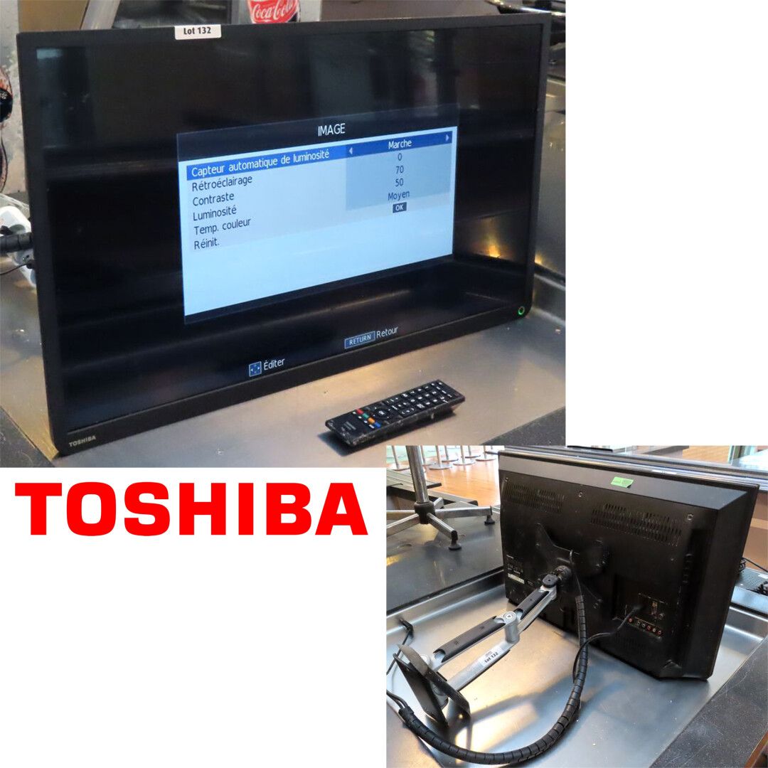 Null 32 INCH LCD TELEVISION TOSHIBA MODEL 32L2337D. SOLD WITH WALL MOUNT AND REM&hellip;