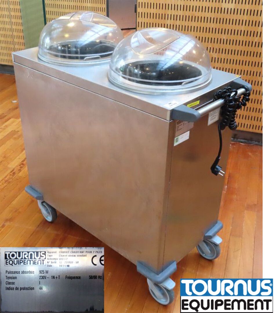 Null PLATE WARMER TROLLEY WITH 2 CONSTANT LEVEL SILOS BRAND TOURNUS EQUIPMENT MO&hellip;