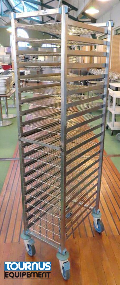 Null LADDER TROLLEY WITH 20 LEVELS BRAND TOURNUS EQUIPMENT. SOLD WITH ITS 20 GRI&hellip;