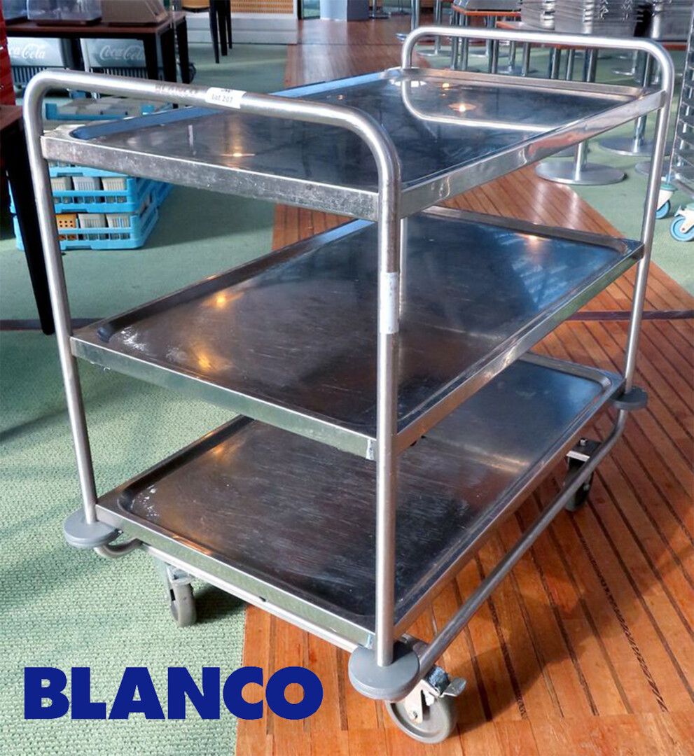 Null SERVING TROLLEY WITH 3 LEVELS IN STAINLESS STEEL BLANCO. 101 X 60 X 102,5 C&hellip;