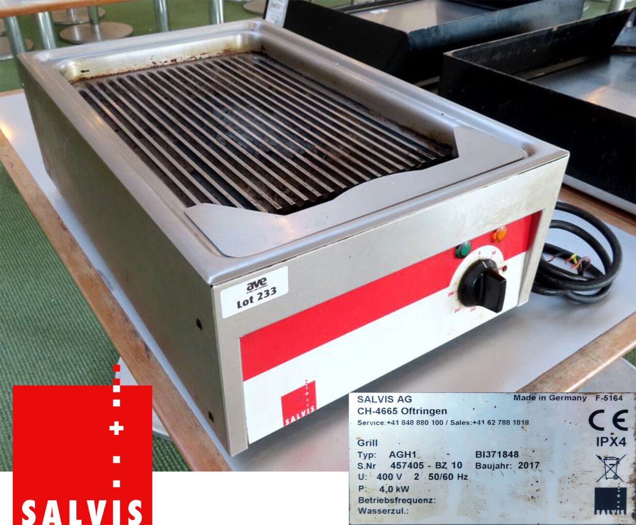 Null GRILL GROOVED TO BE POSED OF MARK SALVIS MODEL AGH1. 20,5 X 38,5 X 62 CM.