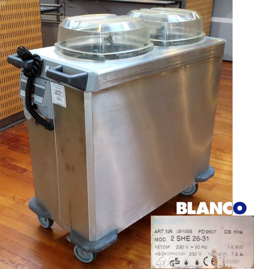 Null BLANCO 2SHE2126 STAINLESS STEEL PLATE WARMER TROLLEY WITH 2 SILOS AND CONST&hellip;