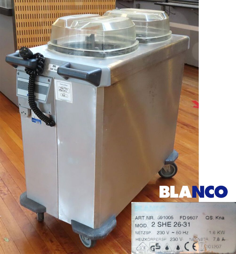 Null BLANCO 2SHE2126 STAINLESS STEEL PLATE WARMER TROLLEY WITH 2 SILOS AND CONST&hellip;
