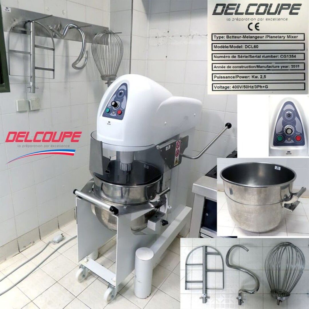 Null MIXER BRAND DELCOUPE MODEL DCL60. YEAR 2018. CAPACITY 60 LITERS. SOLD COMPL&hellip;