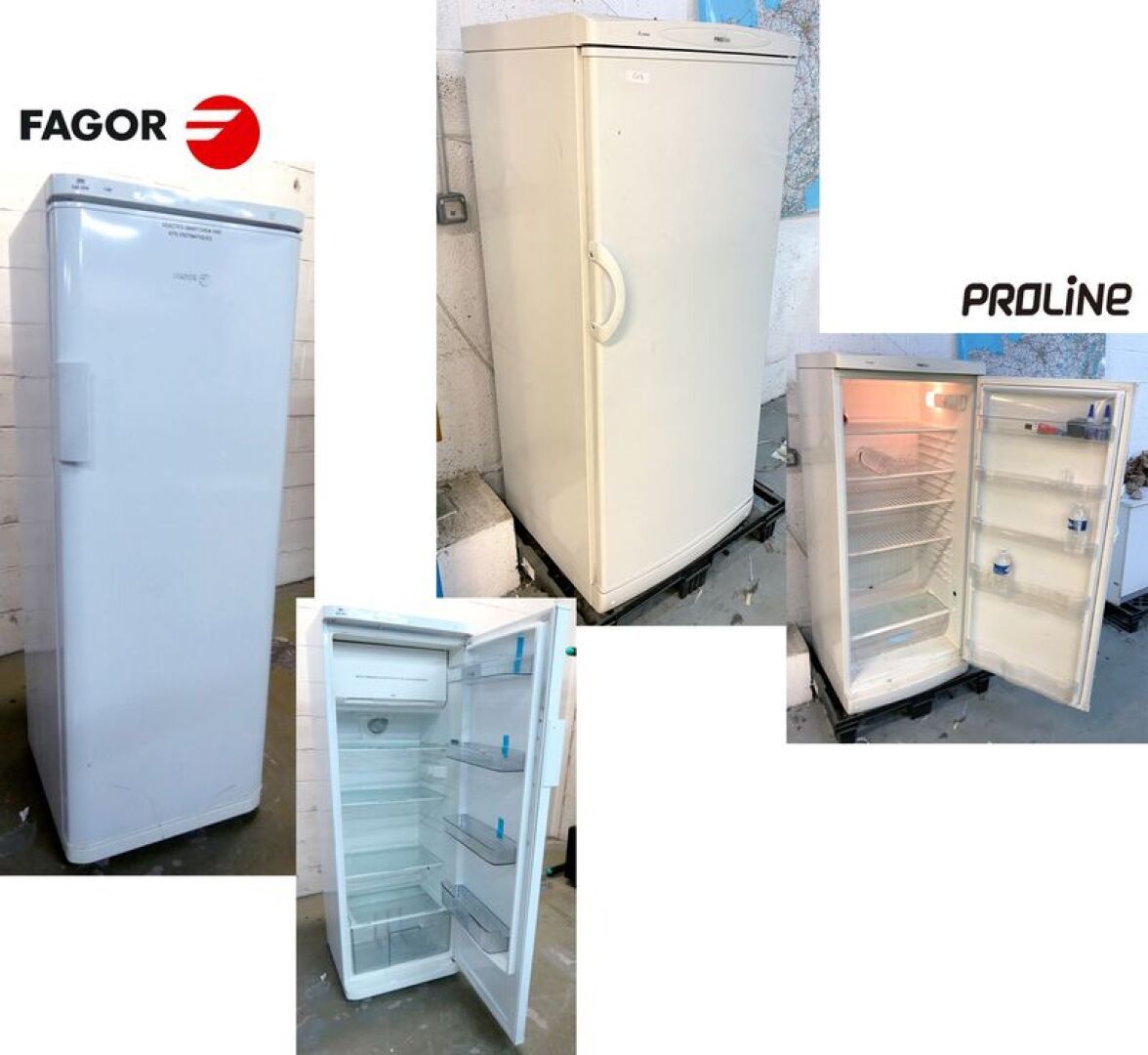 Null 2 REFRIGERATEURS DONT 1 FAGOR INNOVATION BLANC AVEC COMPARTIMENT CONGELATEU&hellip;