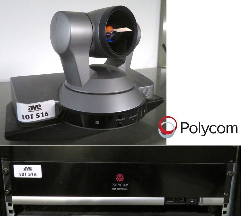 Null 2 DIRECTIONAL CAMERAS, 1 POLYCOM CONFERENCE SYSTEM MODEL HDX 9000 SERIES AN&hellip;