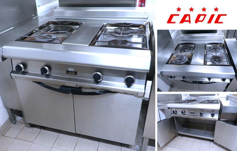 Null GAS PIANO WITH 4 BURNERS BRAND CAPIC MODEL W400235 WITH CUPBOARD OPENING BY&hellip;