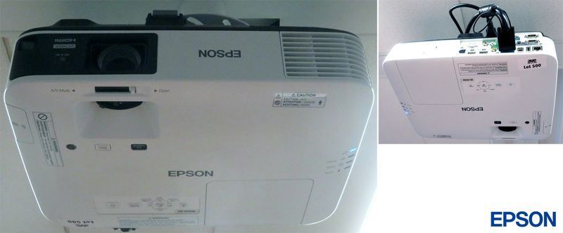 Null EPSON VIDEO PROJECTOR MODEL EB-1970W. SOLD WITH CEILING MOUNT, WITHOUT REMO&hellip;