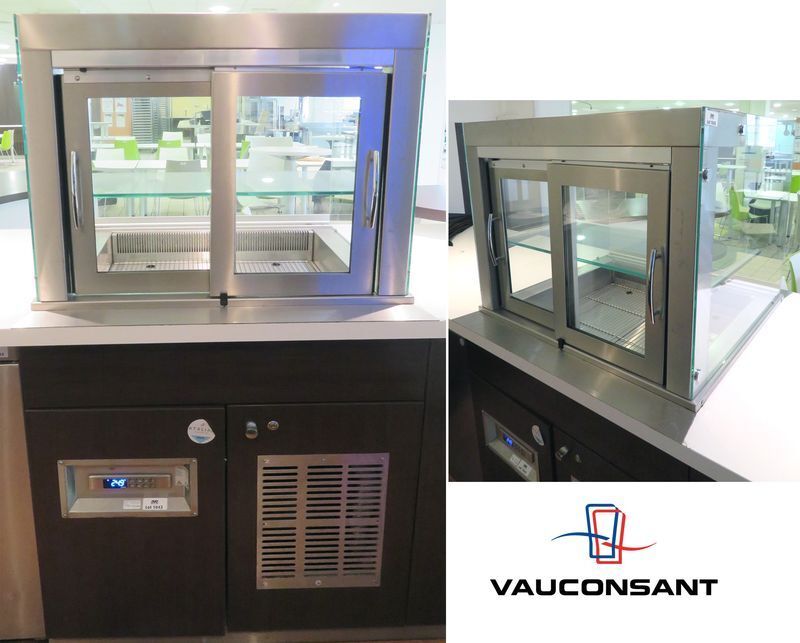 Null DISPLAY CASE OF REFRIGERATED COUNTER BRAND VAUCONSANT MODEL MEVP00121/1374 &hellip;