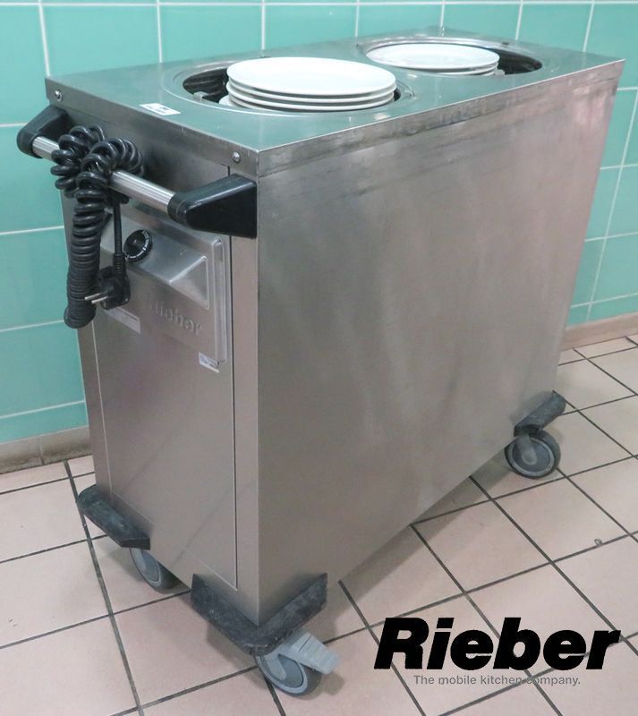 Null PLATE WARMER TROLLEY WITH 2 CONSTANT LEVEL SILOS BRAND RIEBER MODEL RRVH-2 &hellip;