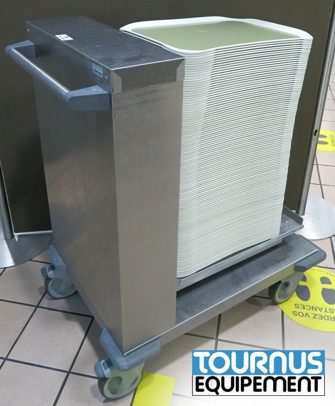 Null TOURNUS BRAND CONSTANT LEVEL TRAY TROLLEY WITH STAINLESS STEEL EQUIPMENT. (&hellip;