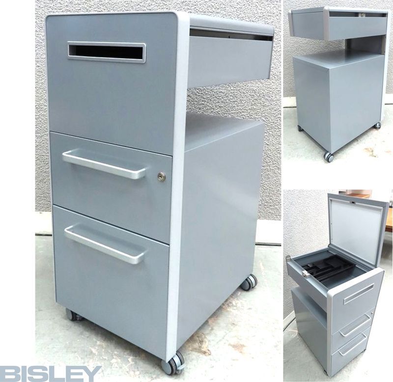 Null CAISSON OU SERVANTE OU BUREAU MOBILE SUR ROULETTES DE MARQUE BISLEY MODELE &hellip;