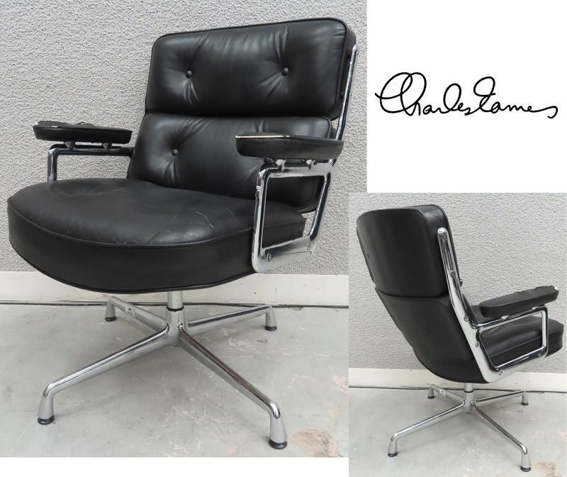 Null FAUTEUIL PIVOTANT DESIGN CHARLES ET RAY EAMES MODELE LOBBY ES105, ASSISE, C&hellip;