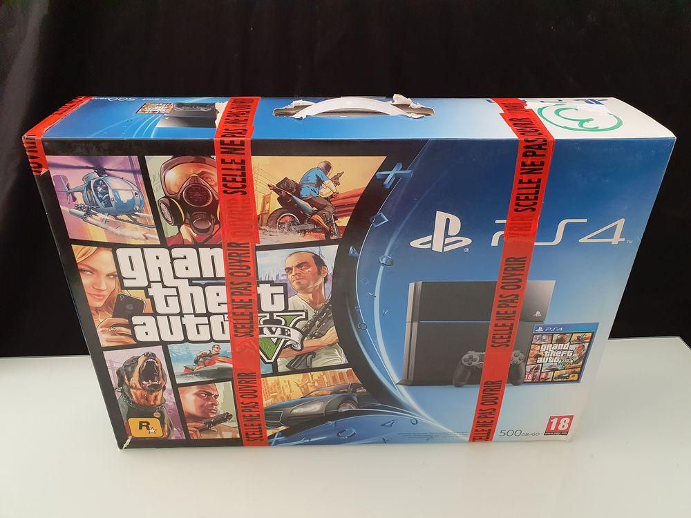 Null 
	 Console de jeux SONY PS4 500Go Pack GTA V, dans sa boîte, jamais utilisé&hellip;