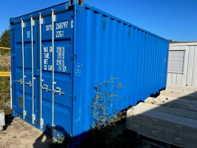 Null Container 6 x 2,5 m, étanche. État neuf