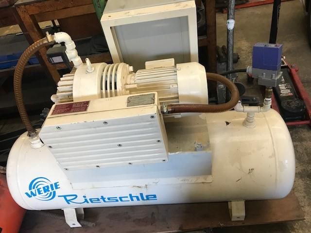 Null RIETSCHLE vacuum pump with integrated 380V electrical panel, sanitary or wo&hellip;