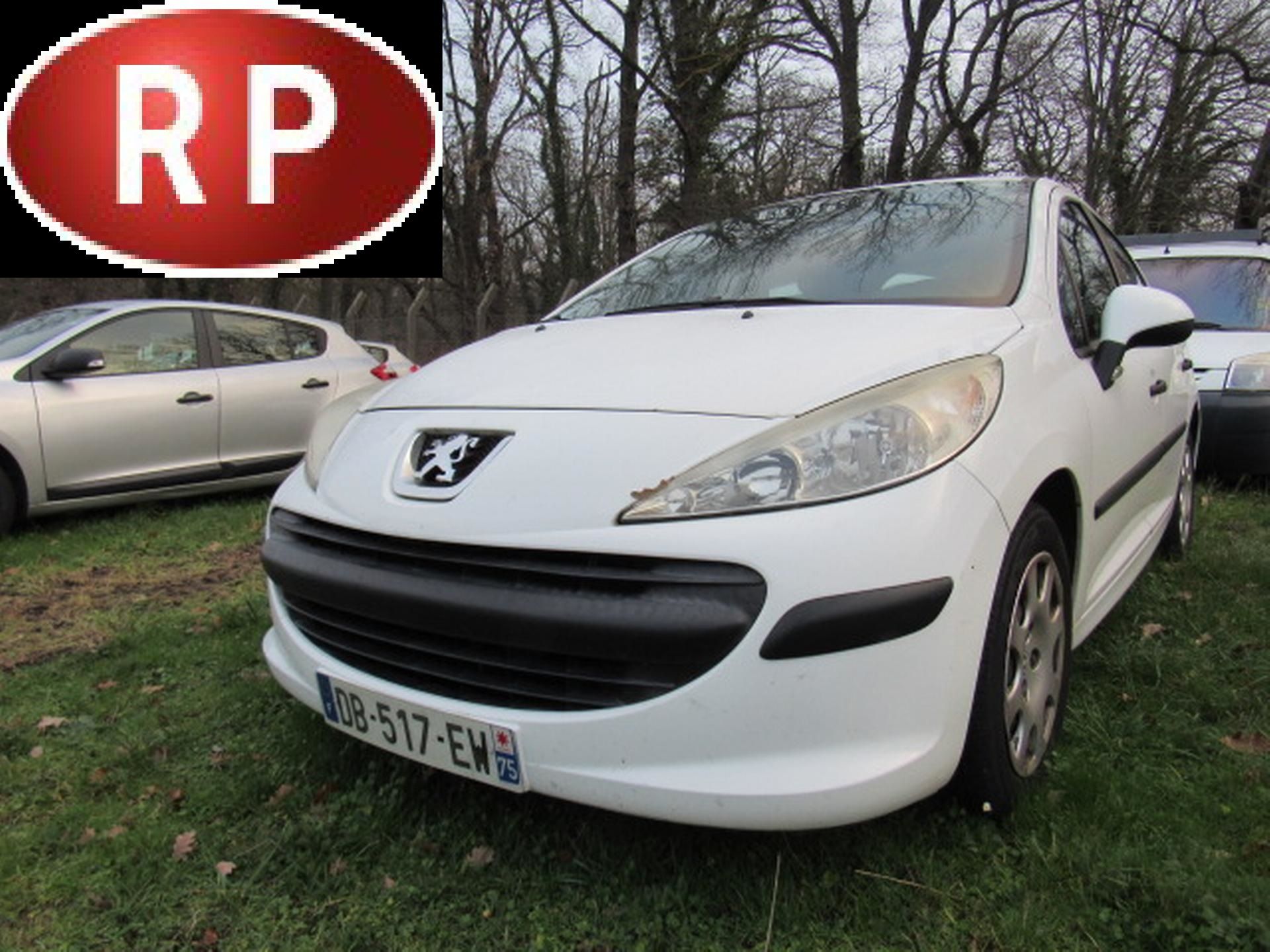 Null [RP] PEUGEOT 207 1.4 HDi 70, Gazole, imm. DB-517-EW, type MPE5012T2325, n° &hellip;