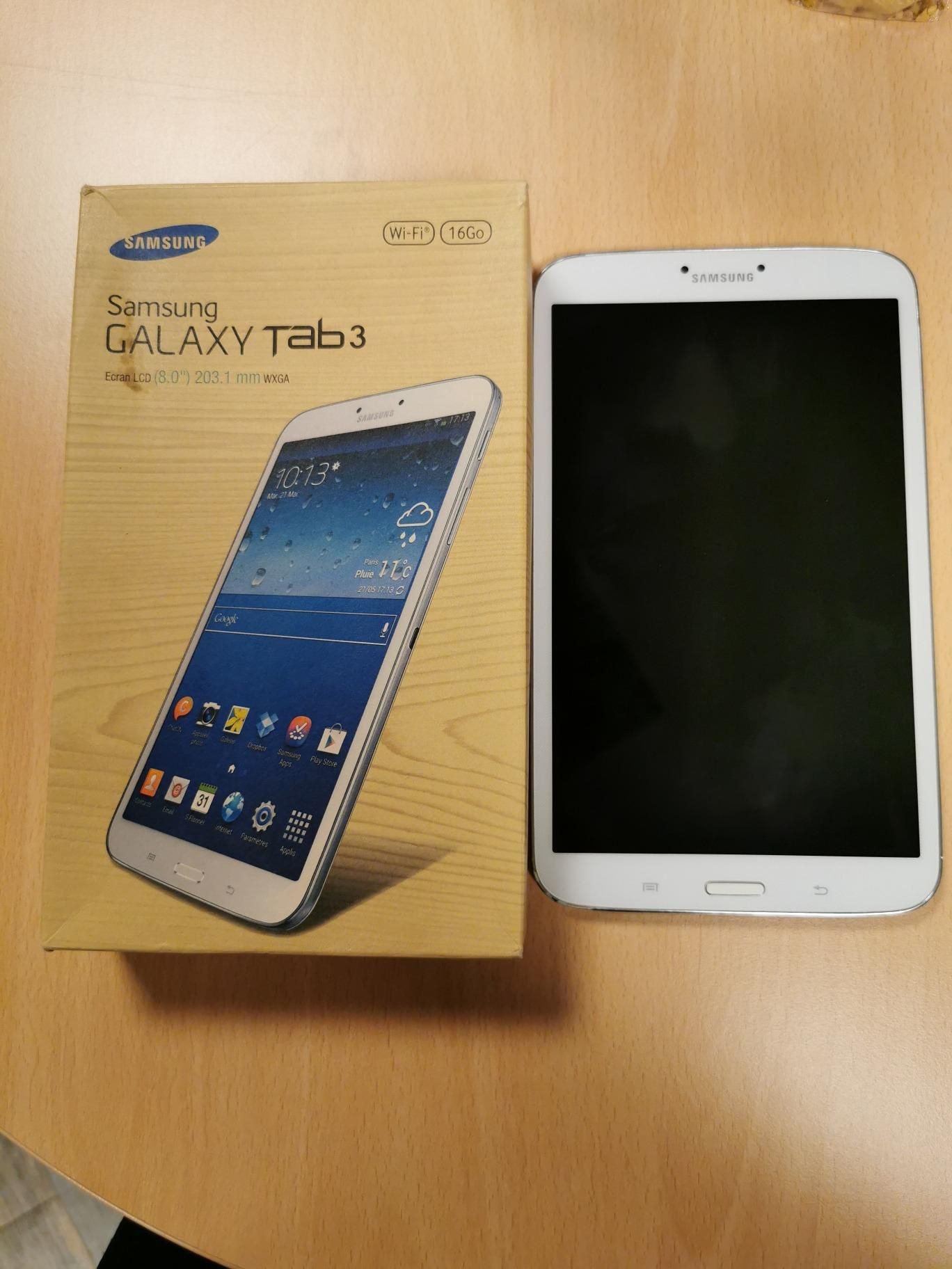 Null SAMSUNG. White tablet GALAXY Tab3 SM-T310 16GB,
serial number RF2D7OM8KDN, &hellip;