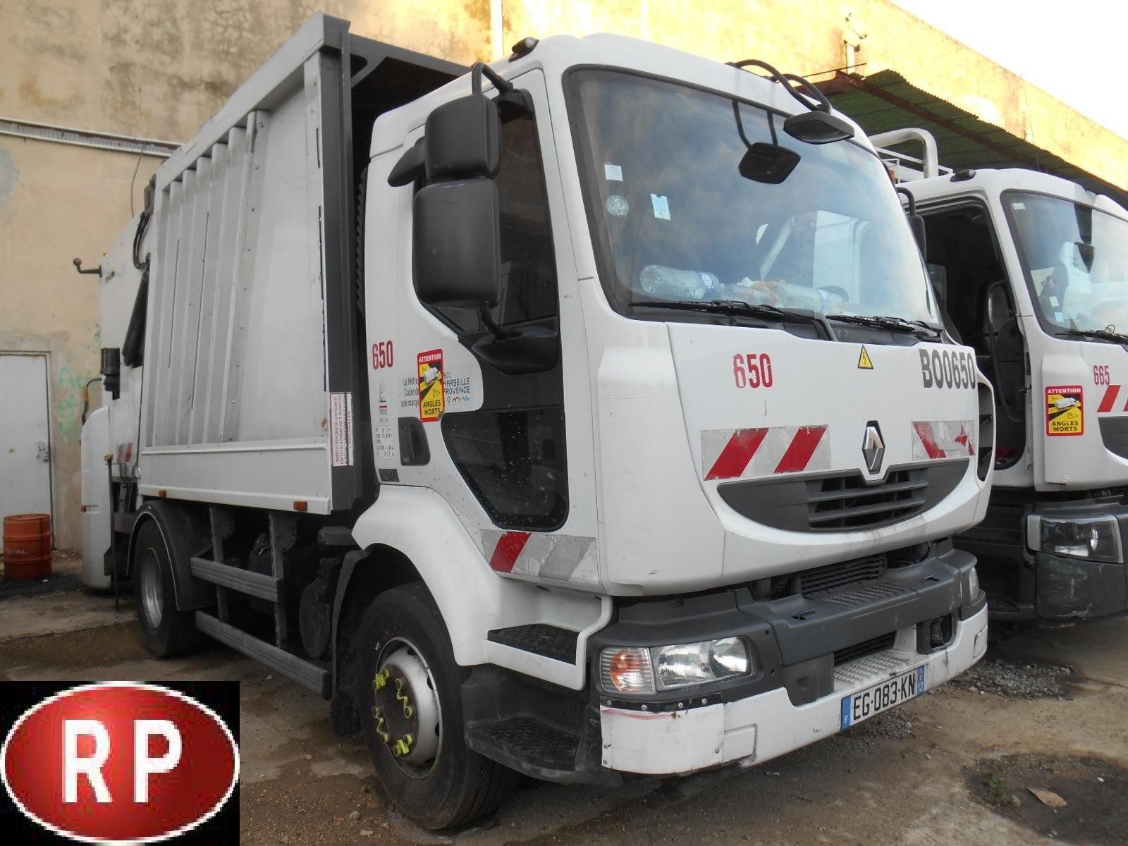 Null [RP] Camion benne à ordures ménagères RENAULT 220 dCi 12m3, Gazole,
imm. EG&hellip;