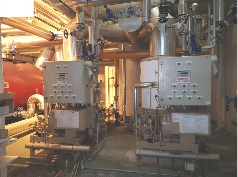 Null A lot composed of 2 steam boilers gas maintained of mark Clayton of Belgium&hellip;