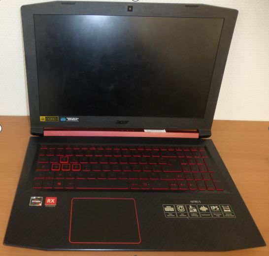 Null 
	 Computer lot including four goods:

	 One ACER Nitro laptop, SNDI #93501&hellip;