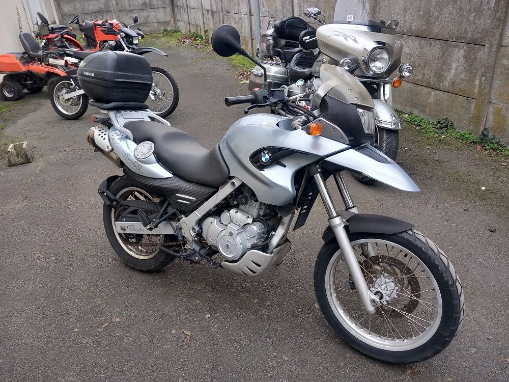 Null Motocyclette BMW 650, essence, imm. DK-583-YR, type LBM16L40W041, n° de sér&hellip;