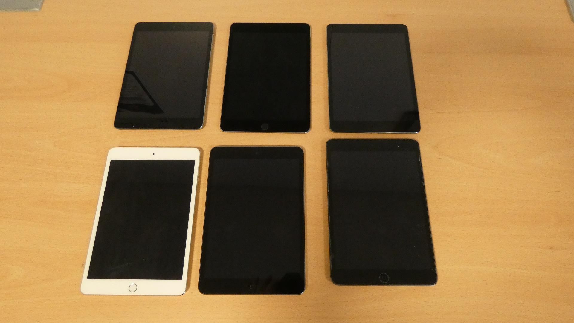 Null [RP] Lot composé de 24 APPLE iPad : 
	 - 4 Mini 2, modèle A1489, n° F4KM91G&hellip;