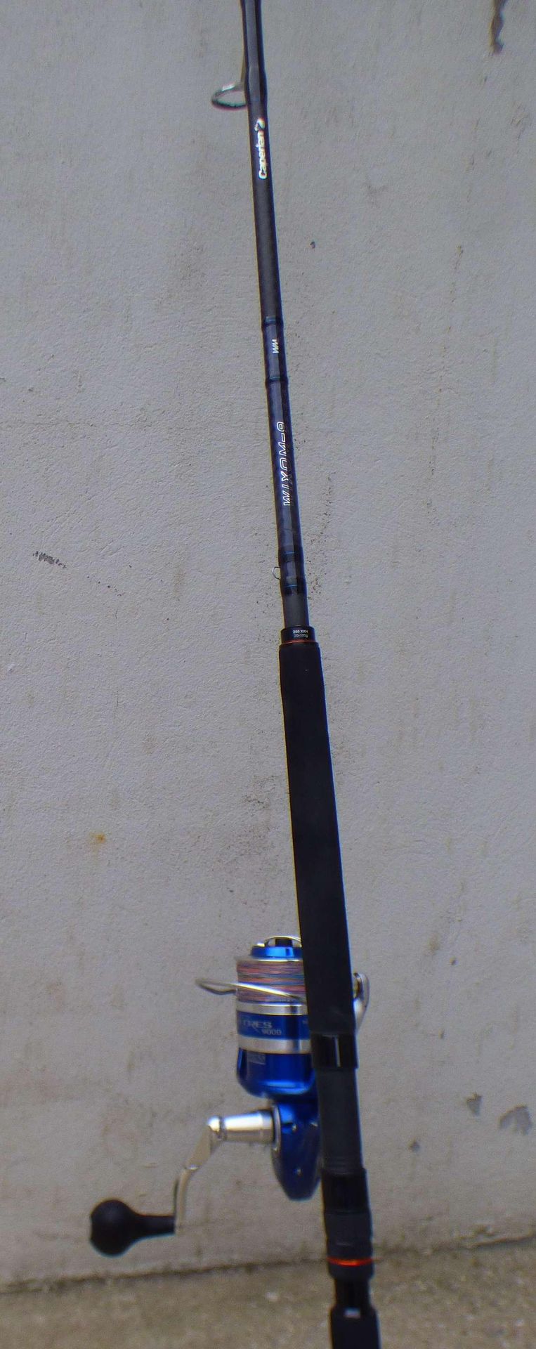 Set of 5 tuna fishing rods: - Caperlan WIXOM 9 reel A