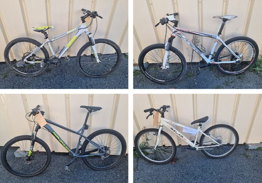 Null Set of 4 bikes consisting of :
- LAPIERRE white and gray mountain bikes
- G&hellip;