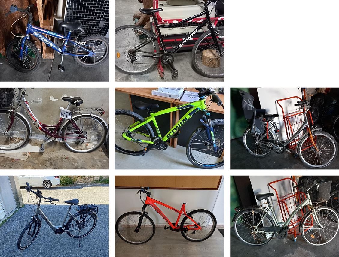 Null Ensemble de 8 vélos composé de :
- Vélo électrique TREK sans chargeur ni cl&hellip;