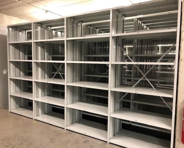 Null Set of shelves for storage consisting of 6 fixed double shelves (intermedia&hellip;