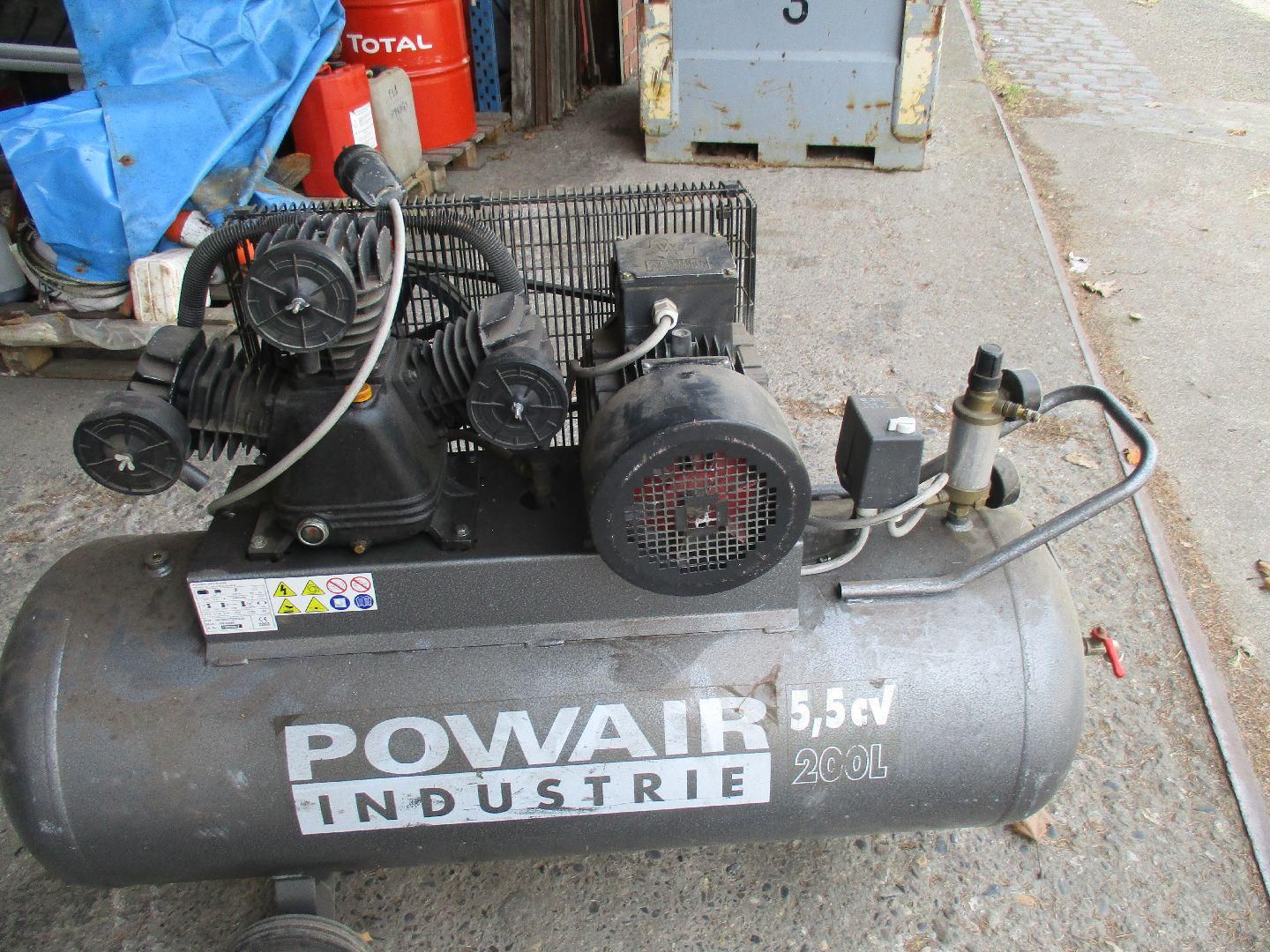 Null [RP] Lot reserved for professionals.
POWAIR 380V air compressor, year of co&hellip;