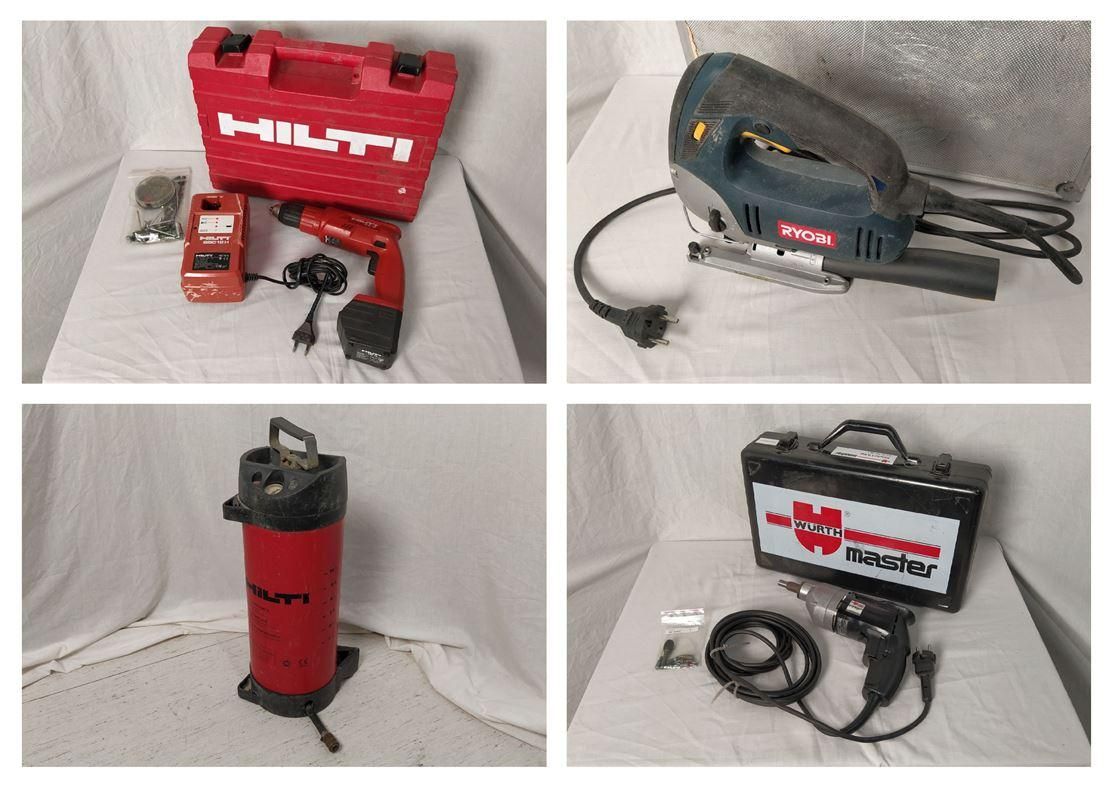 Null Set of tools including:
- WÜRTH Master S 15 Ergo corded screwdriver
- RYOBI&hellip;
