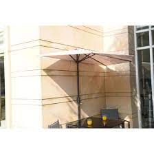 Null Demi-parasol - 266 x 135 x H.238 cm - Avec manivelle - Structure acier - To&hellip;
